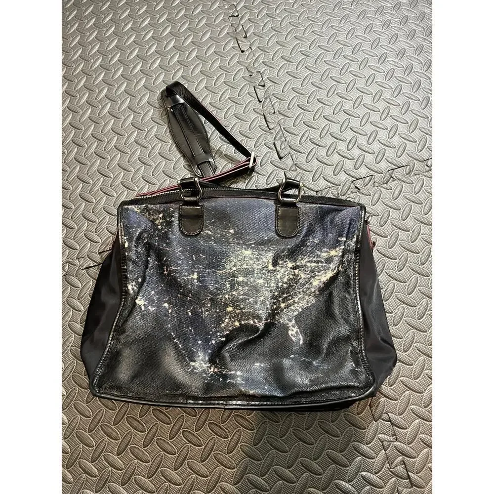 MZ Wallace Black and Gold Shoulder Bag